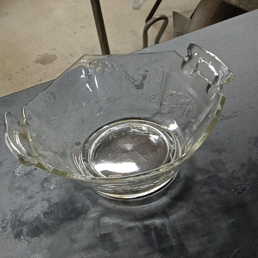 Vintage ice cream dish